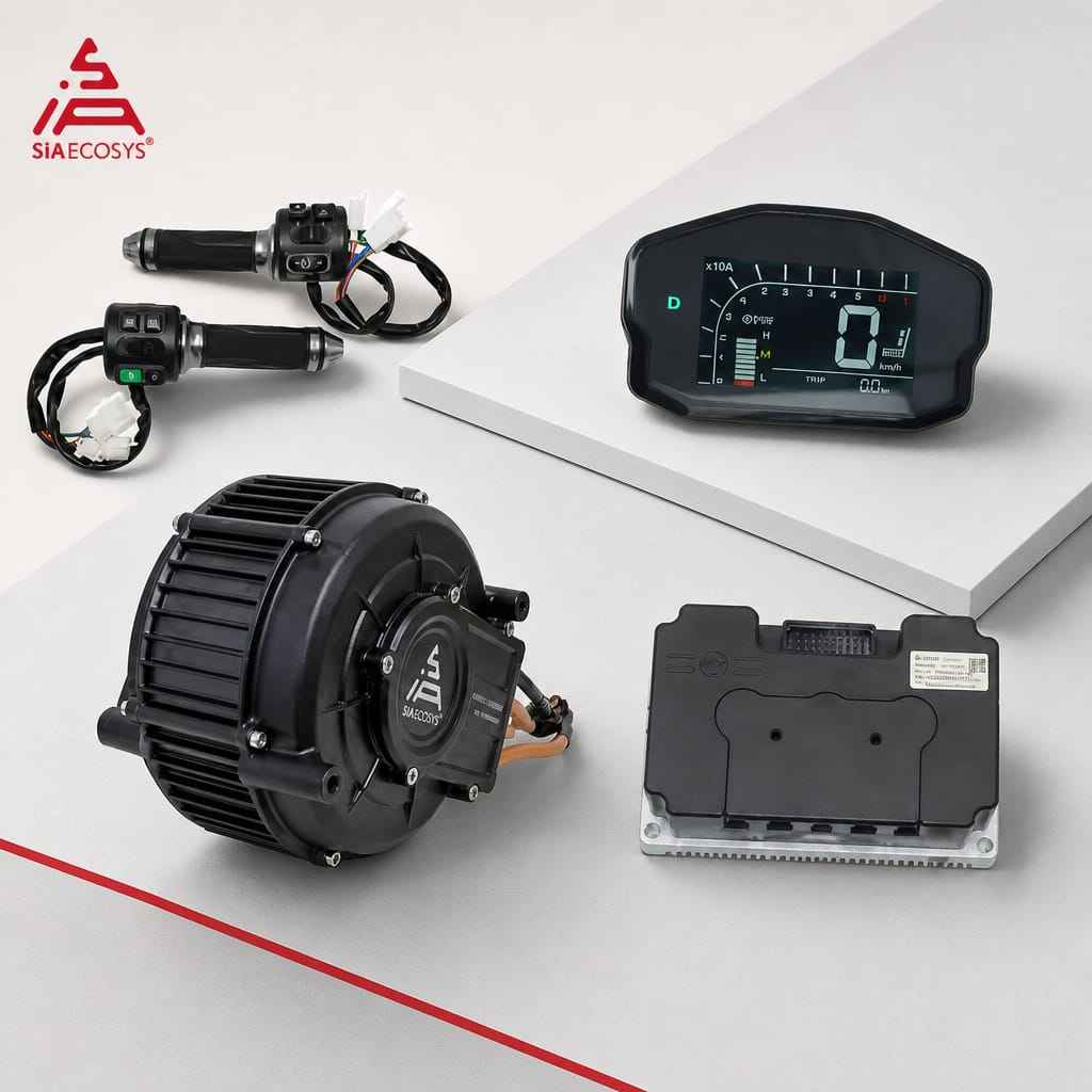 QSMOTOR QS165 V2 5000W 72V 35H - Mid Drive Motor Kit 72V 5000W 评论和价格