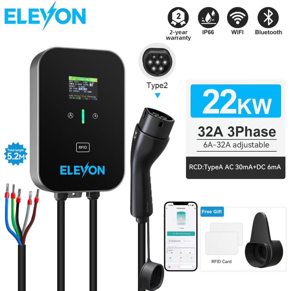 ELEVON EV Charging Station 22K - Ev Charger Type 2 22Kw 32A 3 Phase 评论和价格